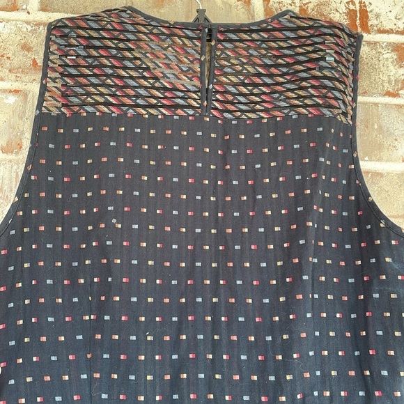 Fossil Navy Blue Dress with Colorful Accents - Picture 5 of 9